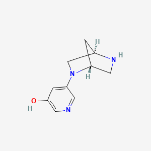 3-Pyridinol,5-(1S,4S)-2,5-diazabicyclo[2.2.1]hept-2-yl-(9CI)