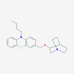 3-{[(1-Azabicyclo[2.2.2]octan-3-yl)oxy]methyl}-10-butyl-10H-phenothiazine