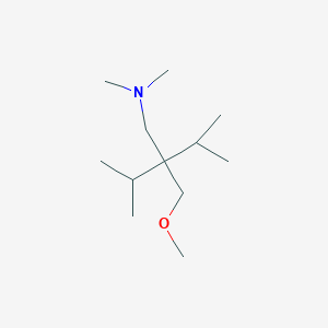 2-(Methoxymethyl)-N,N,3-trimethyl-2-(propan-2-yl)butan-1-amine