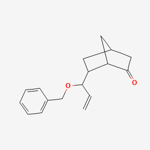 6-[1-(Benzyloxy)prop-2-en-1-yl]bicyclo[2.2.1]heptan-2-one