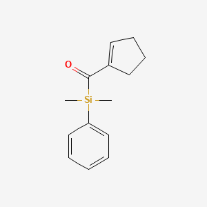 (Cyclopent-1-en-1-yl)[dimethyl(phenyl)silyl]methanone