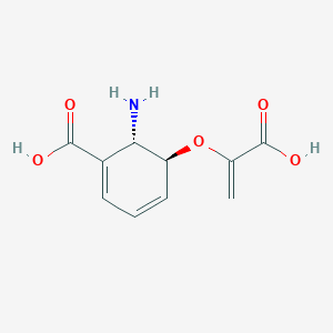 (5S,6S)-6-amino-5-[(1-carboxyethenyl)oxy]cyclohexa-1,3-diene-1-carboxylic acid