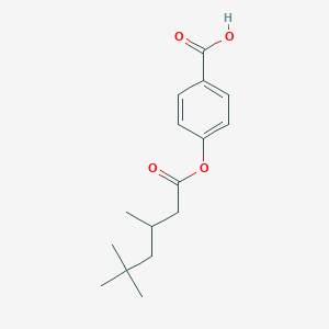 4-[(3,5,5-Trimethylhexanoyl)oxy]benzoic acid