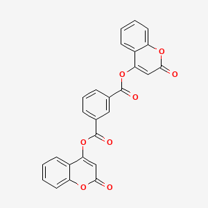 1,3-Benzenedicarboxylic acid, bis(2-oxo-2H-1-benzopyran-4-yl) ester