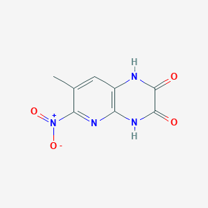 7-Methyl-6-nitro-1,4-dihydropyrido[2,3-b]pyrazine-2,3-dione