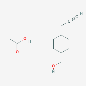 Acetic acid--[4-(prop-2-yn-1-yl)cyclohexyl]methanol (1/1)