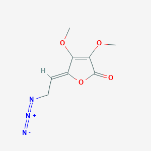 (5Z)-5-(2-azidoethylidene)-3,4-dimethoxyfuran-2-one