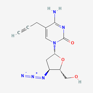 3'-Azido-2',3'-dideoxy-5-prop-2-yn-1-ylcytidine