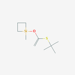 Silacyclobutane, 1-[[1-[(1,1-dimethylethyl)thio]ethenyl]oxy]-1-methyl-