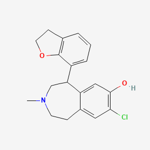 7-Chloro-3-methyl-1-(2,3-dihydrobenzofuran-7-yl)-2,3,4,5-tetrahydro-1H-3-benzazepin-8-ol