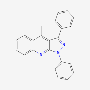 4-Methyl-1,3-diphenyl-1H-pyrazolo[3,4-B]quinoline