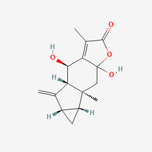 molecular formula C15H18O4 B1256584 Strychnistenolide 