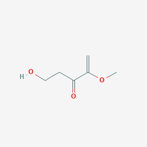 1-Penten-3-one, 5-hydroxy-2-methoxy-