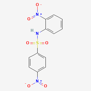 4-nitro-N-(2-nitrophenyl)benzenesulfonamide