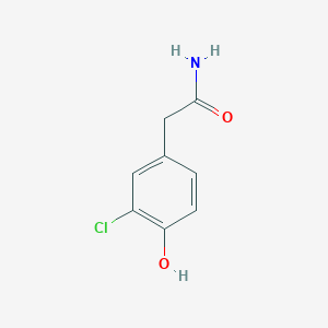 2-(3-Chloro-4-hydroxyphenyl)acetamide