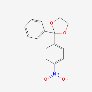 2-(4-Nitrophenyl)-2-phenyl-1,3-dioxolane