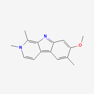 7-Methoxy-1,2,6-trimethyl-2H-beta-carboline