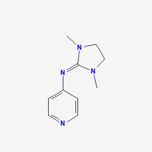 N-(1,3-Dimethyl-2-imidazolidinylidene)-4-pyridinamine