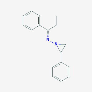 1-Phenyl-N-(2-phenylaziridin-1-yl)propan-1-imine