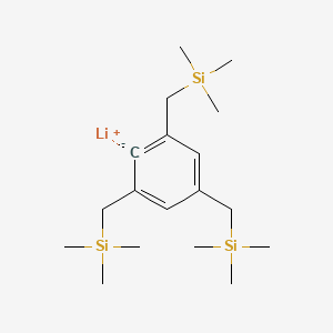 lithium;[3,5-bis(trimethylsilylmethyl)benzene-4-id-1-yl]methyl-trimethylsilane