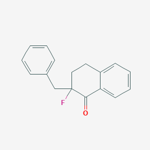 1(2H)-Naphthalenone, 2-fluoro-3,4-dihydro-2-(phenylmethyl)-