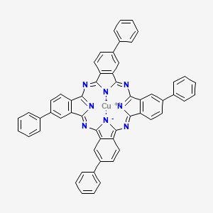 molecular formula C56H32CuN8 B1256604 Alcian green (see colour index, 3RD. ED. vol. 4 P, 4621) 