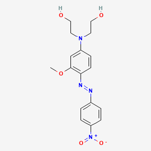 2,2'-({3-Methoxy-4-[(E)-(4-nitrophenyl)diazenyl]phenyl}azanediyl)di(ethan-1-ol)