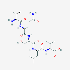 L-Isoleucyl-L-glutaminyl-L-seryl-L-leucyl-L-valine