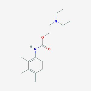 molecular formula C16H26N2O2 B12566210 2-(Diethylamino)ethyl (2,3,4-trimethylphenyl)carbamate CAS No. 143737-19-3