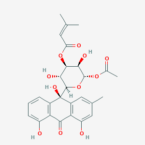 molecular formula C27H28O11 B1256630 Alvaradoin I 
