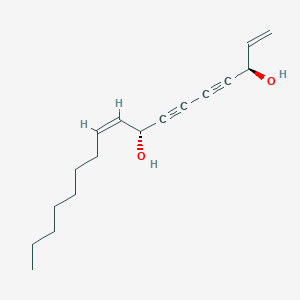 molecular formula C17H24O2 B1256637 (3R,8R,Z)-Heptadeca-1,9-dien-4,6-diyne-3,8-diol 
