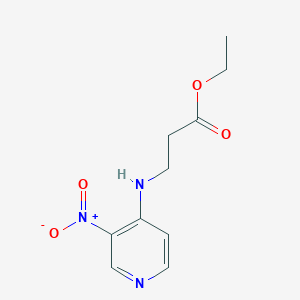 Ethyl 3-(3-nitropyridin-4-ylamino)propionate