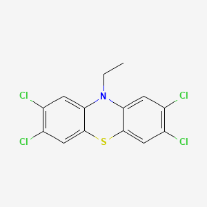 2,3,7,8-Tetrachloro-10-ethyl-10H-phenothiazine