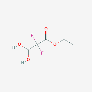 Ethyl 2,2-difluoro-3,3-dihydroxypropanoate