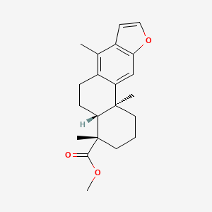 molecular formula C21H26O3 B1256640 Benthaminin 1 