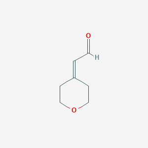 Acetaldehyde, (tetrahydro-4H-pyran-4-ylidene)-