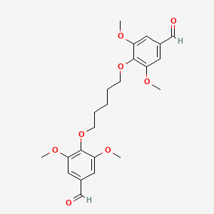 4,4'-[Pentane-1,5-diylbis(oxy)]bis(3,5-dimethoxybenzaldehyde)