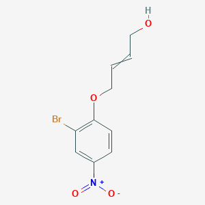 4-(2-Bromo-4-nitrophenoxy)but-2-en-1-ol