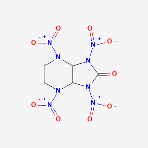 1,3,4,7-Tetranitrooctahydro-2H-imidazo[4,5-b]pyrazin-2-one