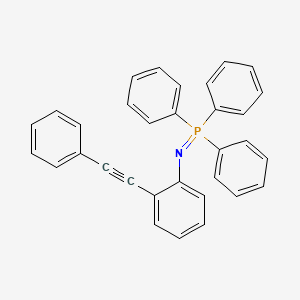 Triphenyl{[2-(phenylethynyl)phenyl]imino}-lambda~5~-phosphane