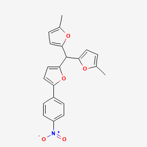 2,2'-{[5-(4-Nitrophenyl)furan-2-yl]methanediyl}bis(5-methylfuran)