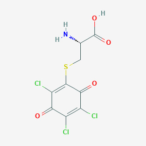 S-(2,4,5-Trichloro-3,6-dioxocyclohexa-1,4-dien-1-yl)-L-cysteine