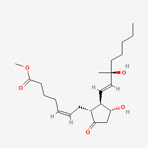molecular formula C22H36O5 B1256680 15(S)-Methyl-PGE2 methyl ester CAS No. 36210-00-1