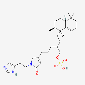 molecular formula C30H47N3O5S B1256684 fasciospongine B 