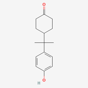 Cyclohexanone, 4-[1-(4-hydroxyphenyl)-1-methylethyl]-