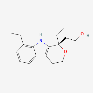 2-[(1R)-1,8-Diethyl-1,3,4,9-tetrahydropyrano[3,4-b]indol-1-yl]ethan-1-ol