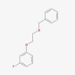 1-[2-(Benzyloxy)ethoxy]-3-fluorobenzene