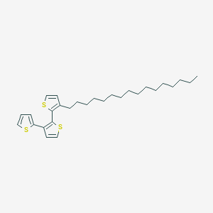 molecular formula C28H40S3 B12566898 3'-Hexadecylterthiophene 