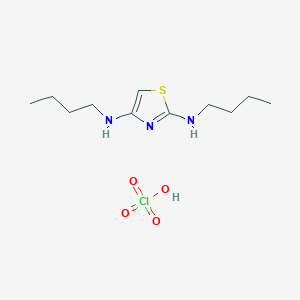 2-N,4-N-dibutyl-1,3-thiazole-2,4-diamine;perchloric acid