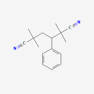 2,2,5,5-Tetramethyl-3-phenylhexanedinitrile